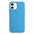 CaseUp Apple iPhone 12 Mini Kılıf Slim Liquid Silicone Mavi 2